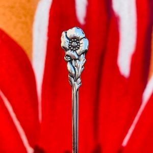 RED FLOWER DEAL DRIP - Spoon Ring 🌺 🌷🍀💭